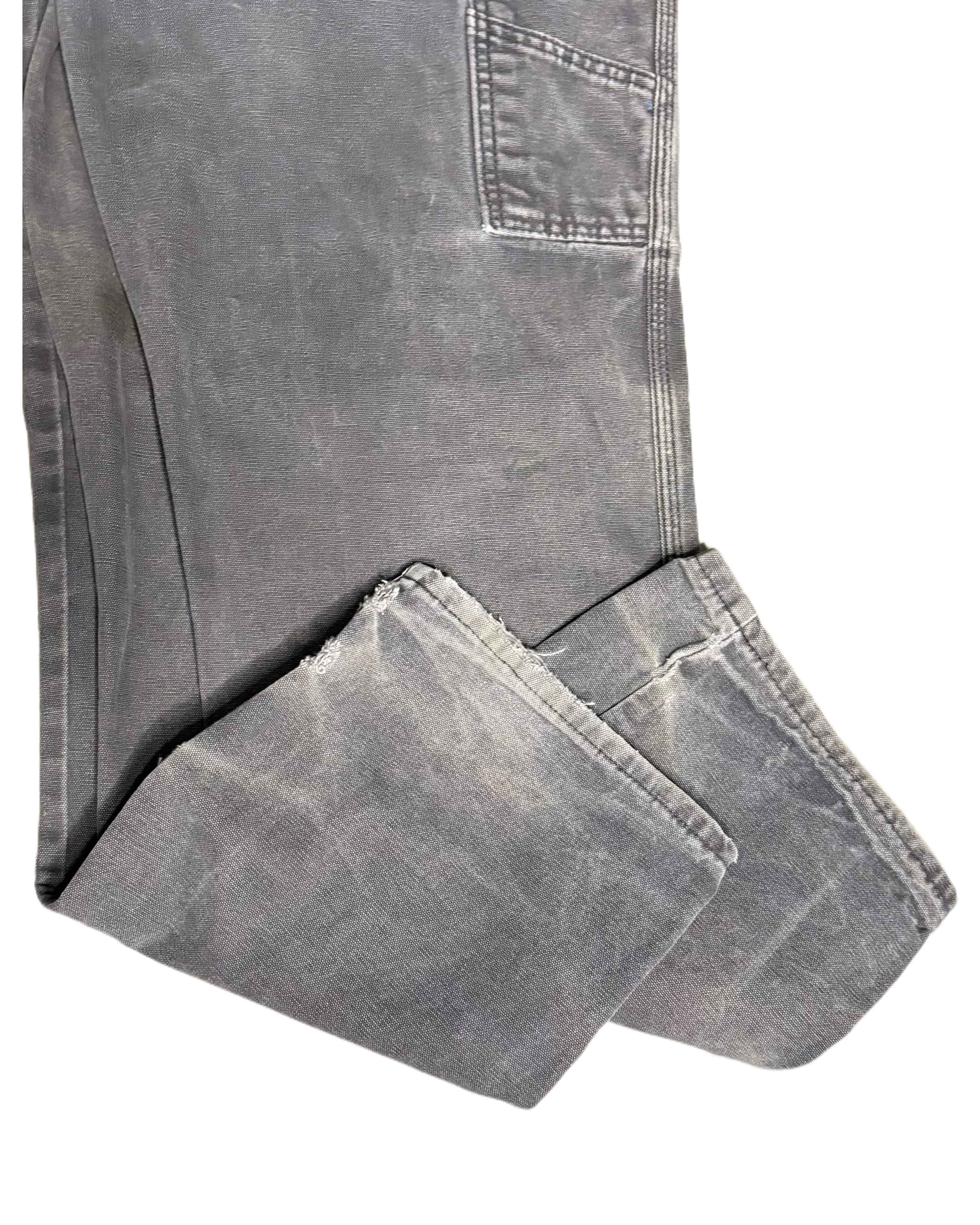 Dickies Thrashed Workpants Grey (W36 L34) - Gods Thrift Athens