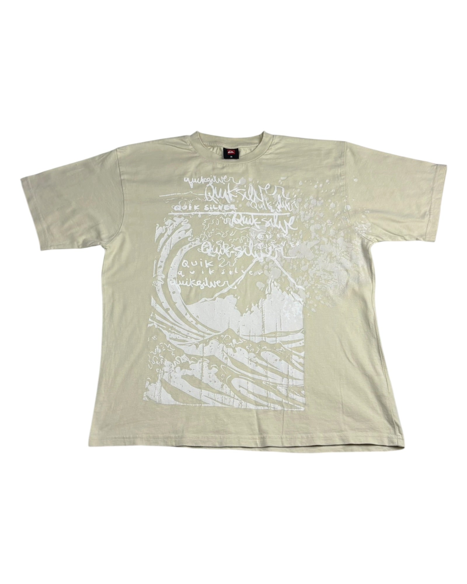 Vintage Quiksilver Heavyweight Tee | Tan | Size M