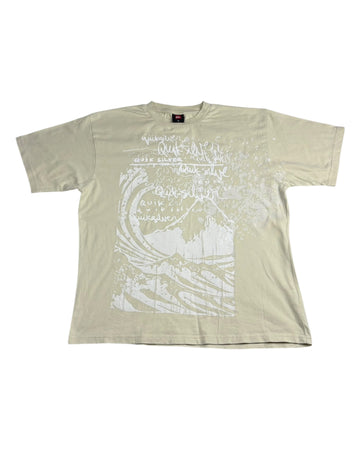 Vintage Quiksilver Heavyweight Tee | Tan | Size M