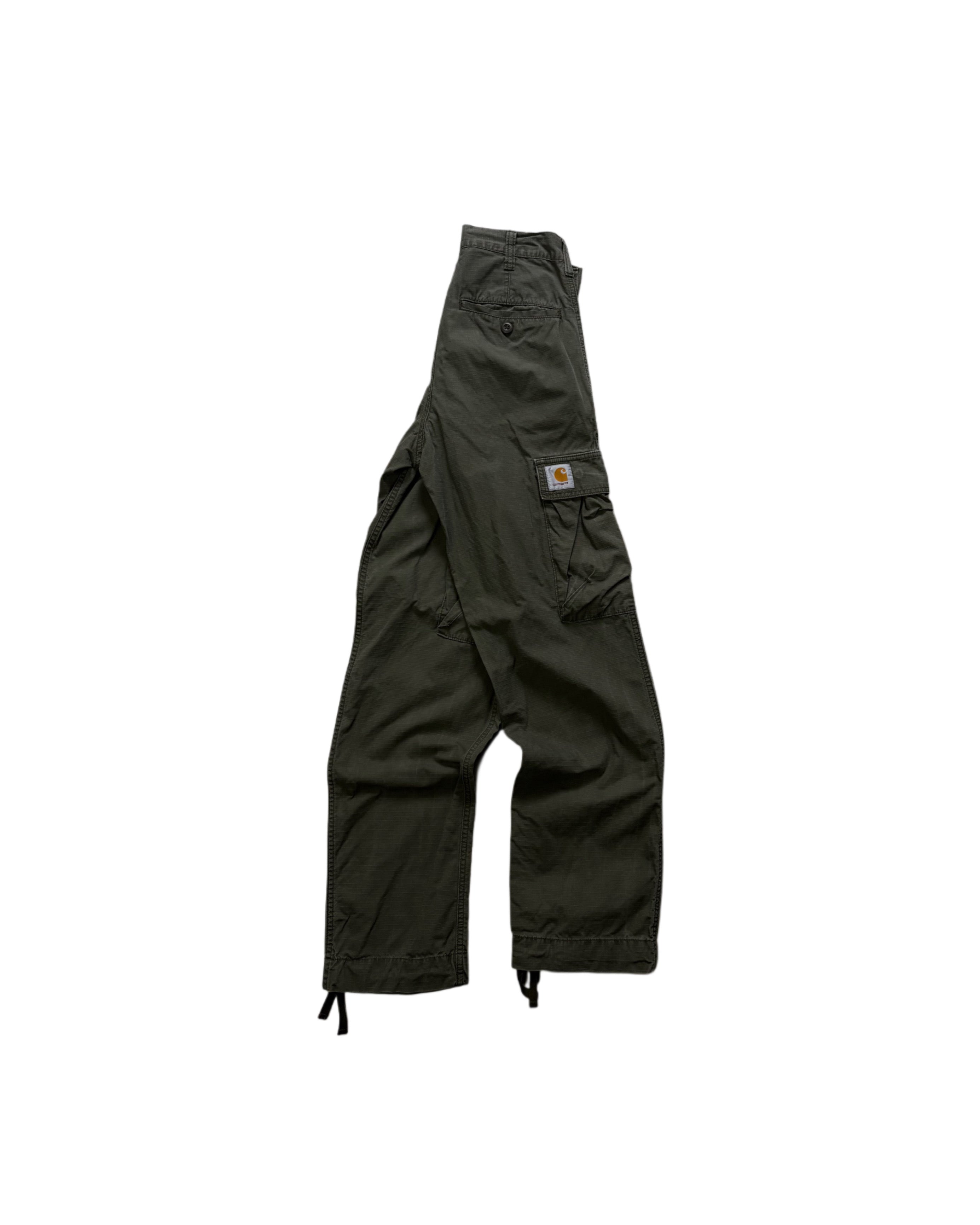 Vintage Carhartt Cargo Pants  Oxford Green (W28 L32) - Gods Thrift Athens