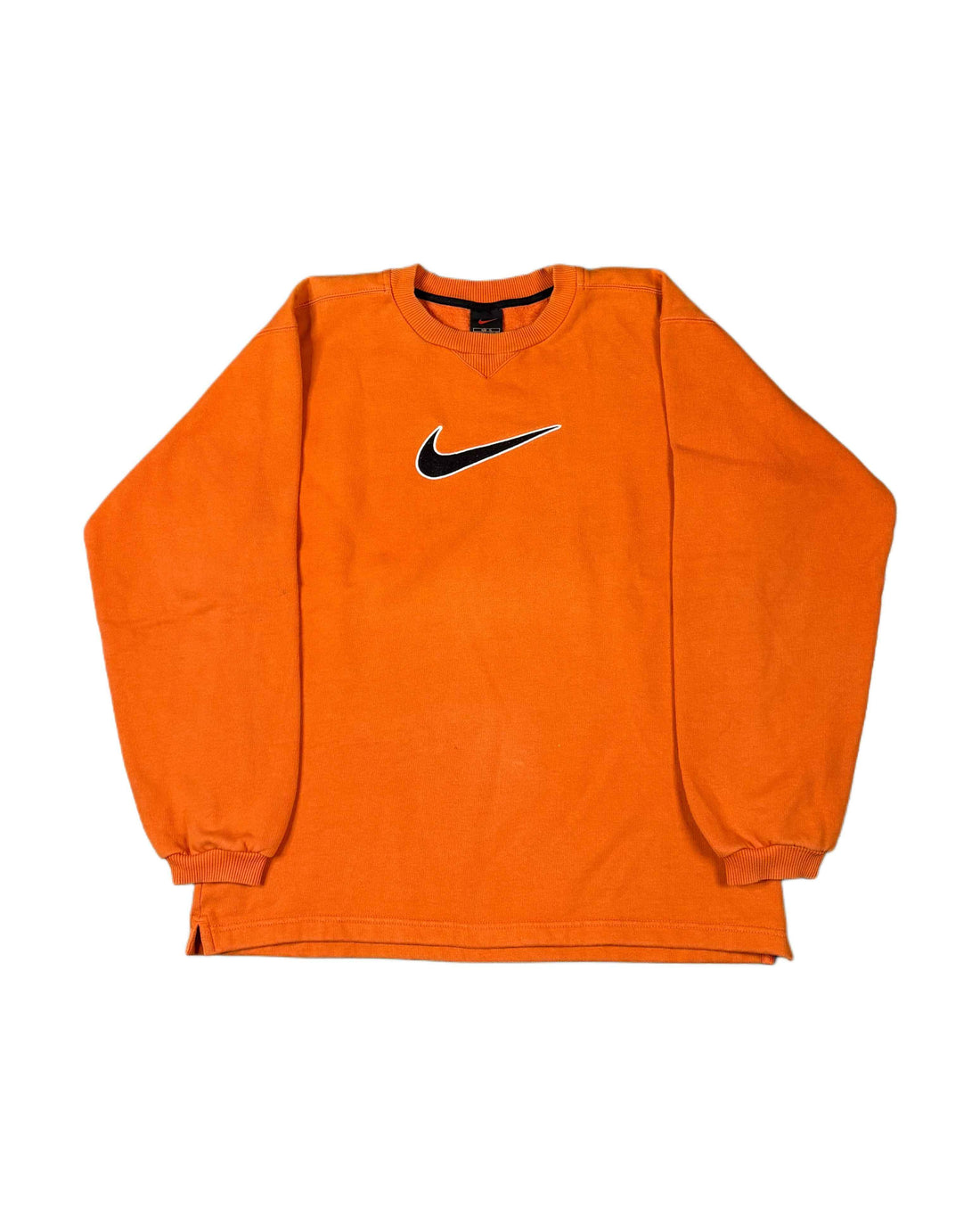 Vintage Nike Center Swoosh Crewneck - Made in Greece Orange (M)
