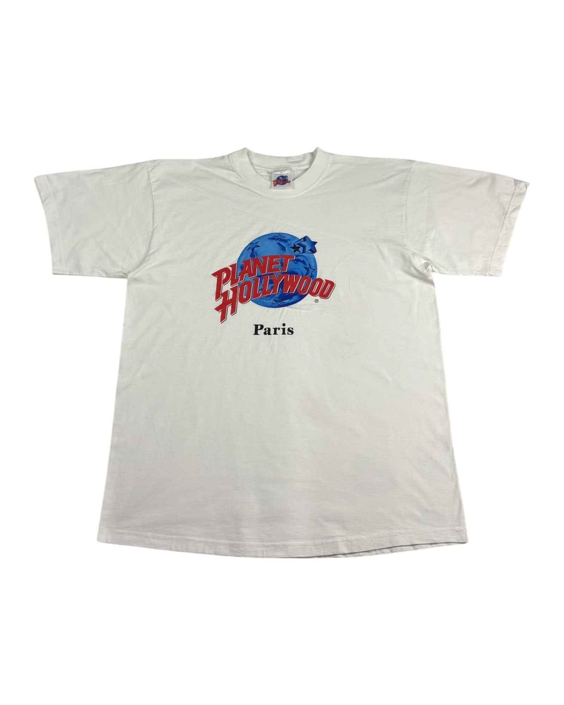 Vintage Planet Hollywood Paris Tee | White | Size L