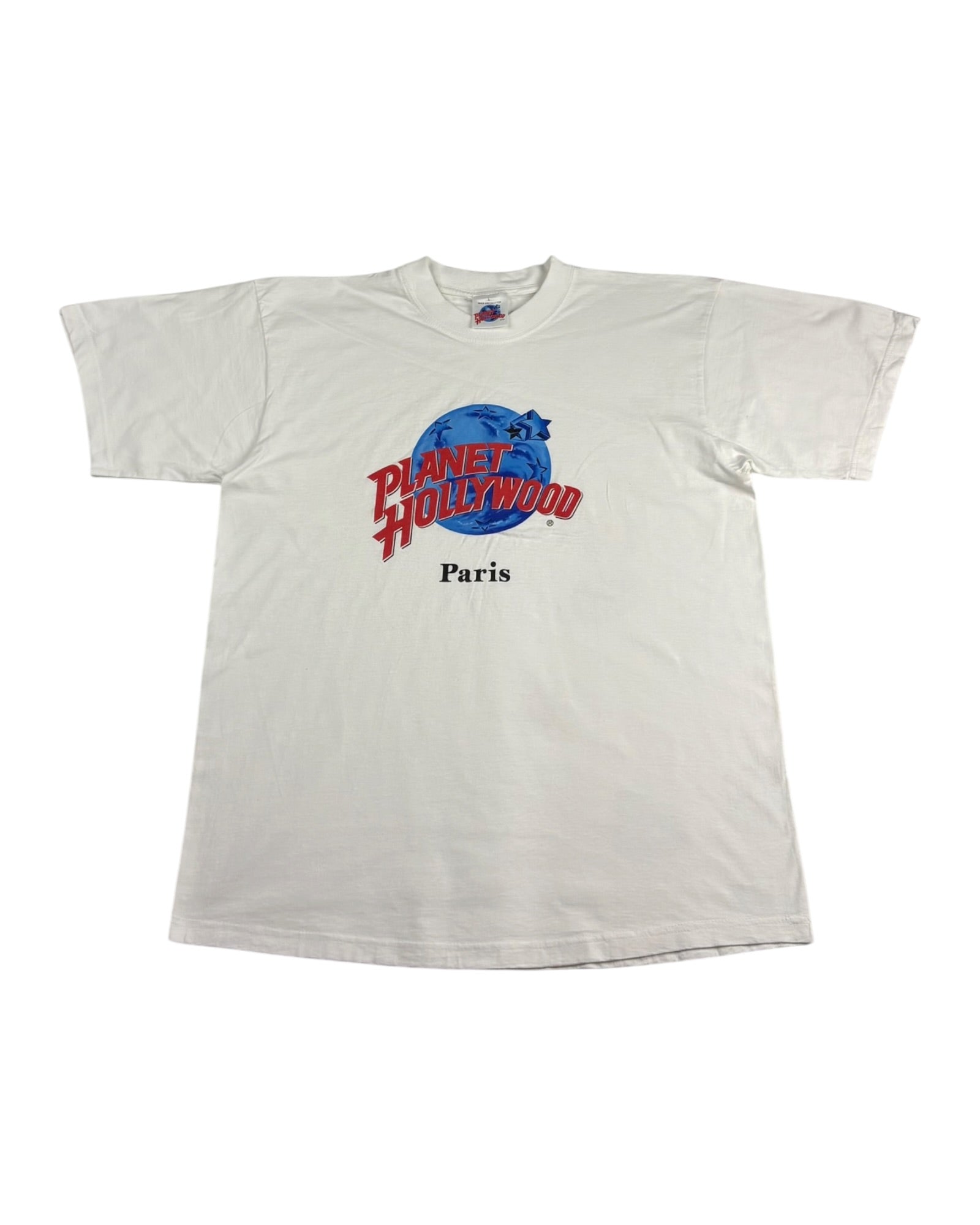 Vintage Planet Hollywood Paris Tee | White | Size L