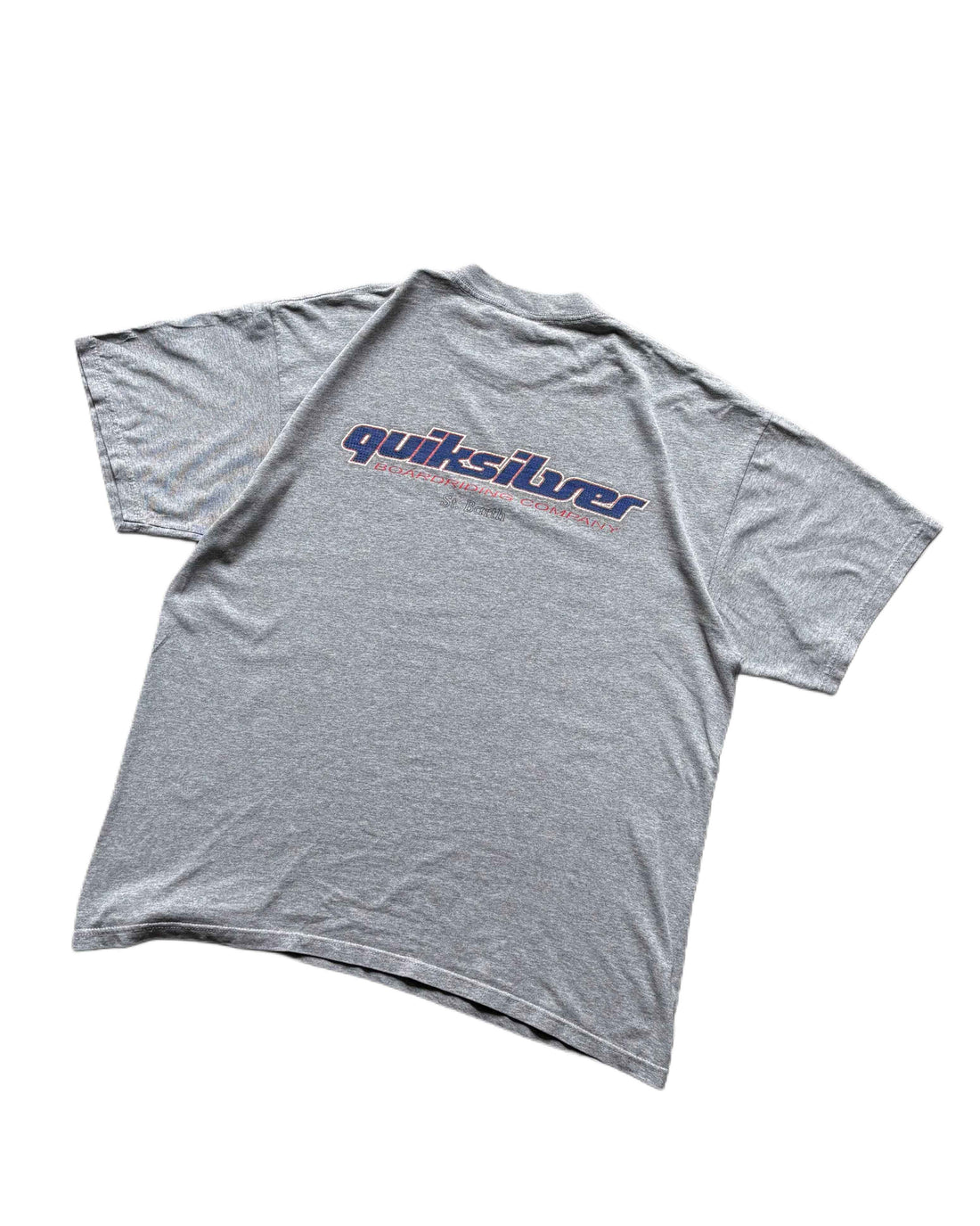 00s Quiksilver St Barths T-shirt Grey (XL) - Gods Thrift Athens