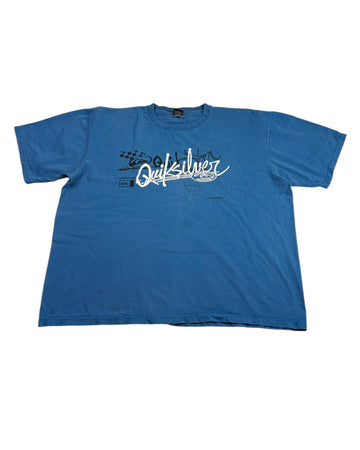 Vintage Quiksilver Tee | Blue | Size XXL | Grade B