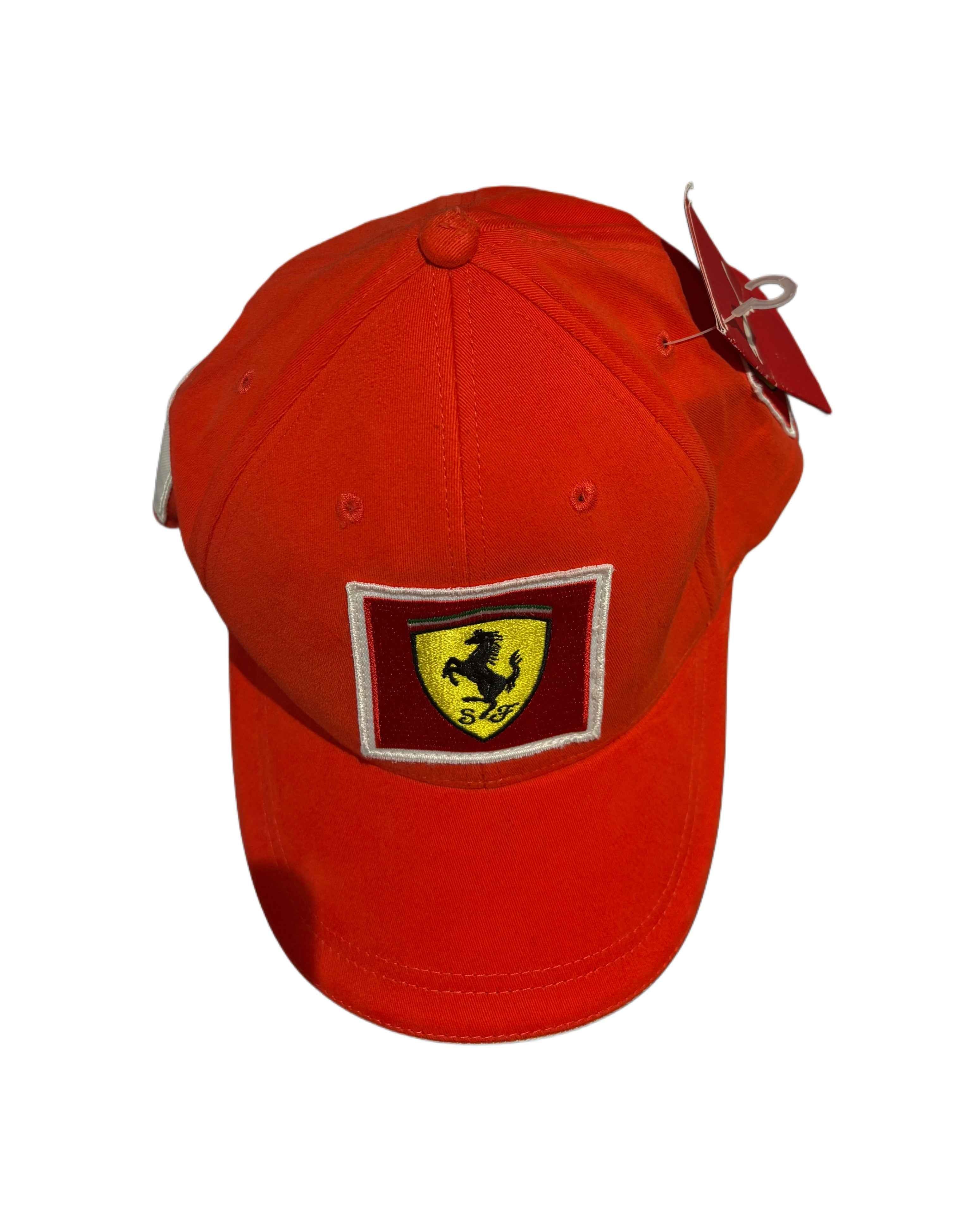 00s Deadstock Ferrari Hat Red (OS) - Gods Thrift Athens
