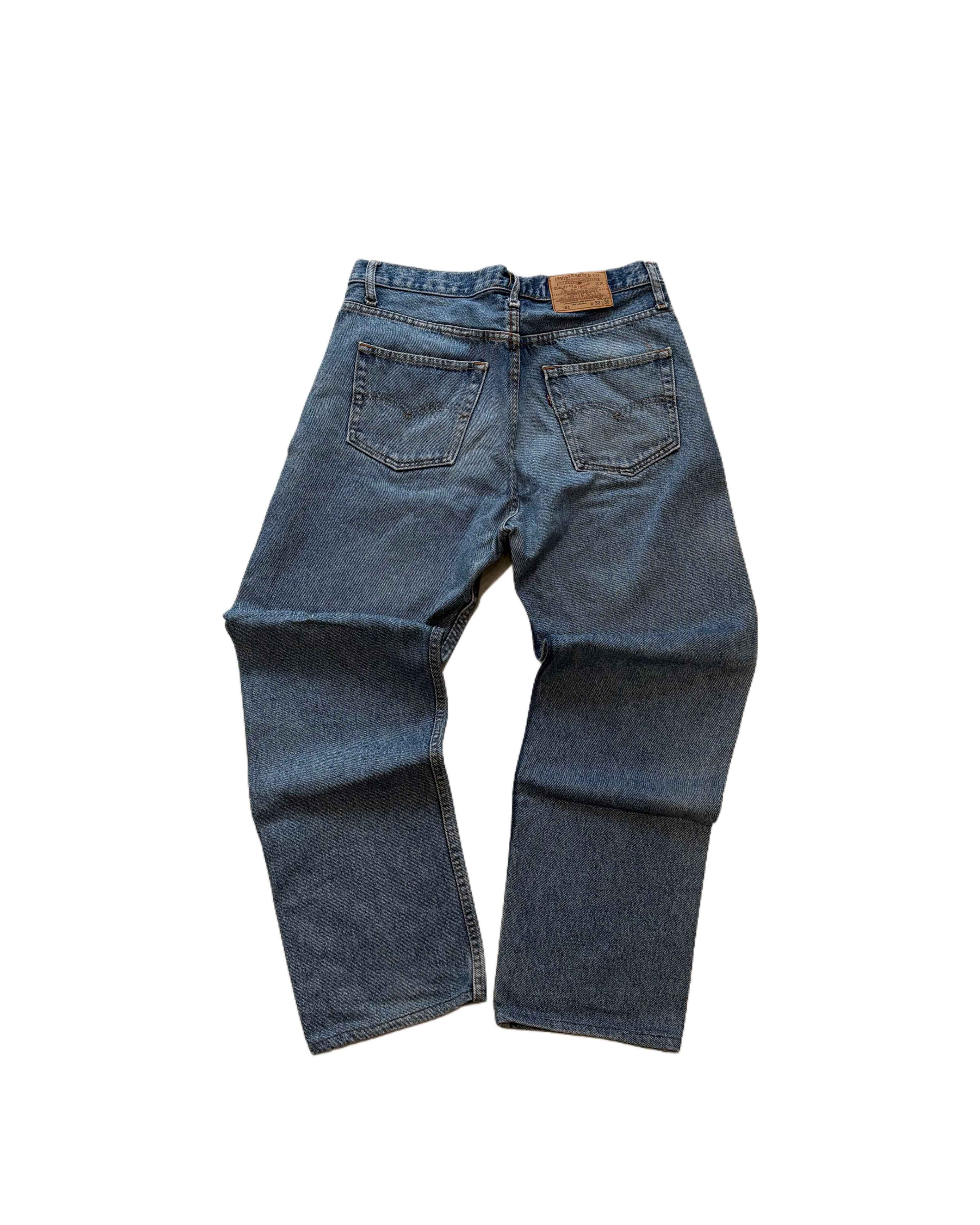 Levis 501 Jeans Blue (W32 L36) - Gods Thrift Athens