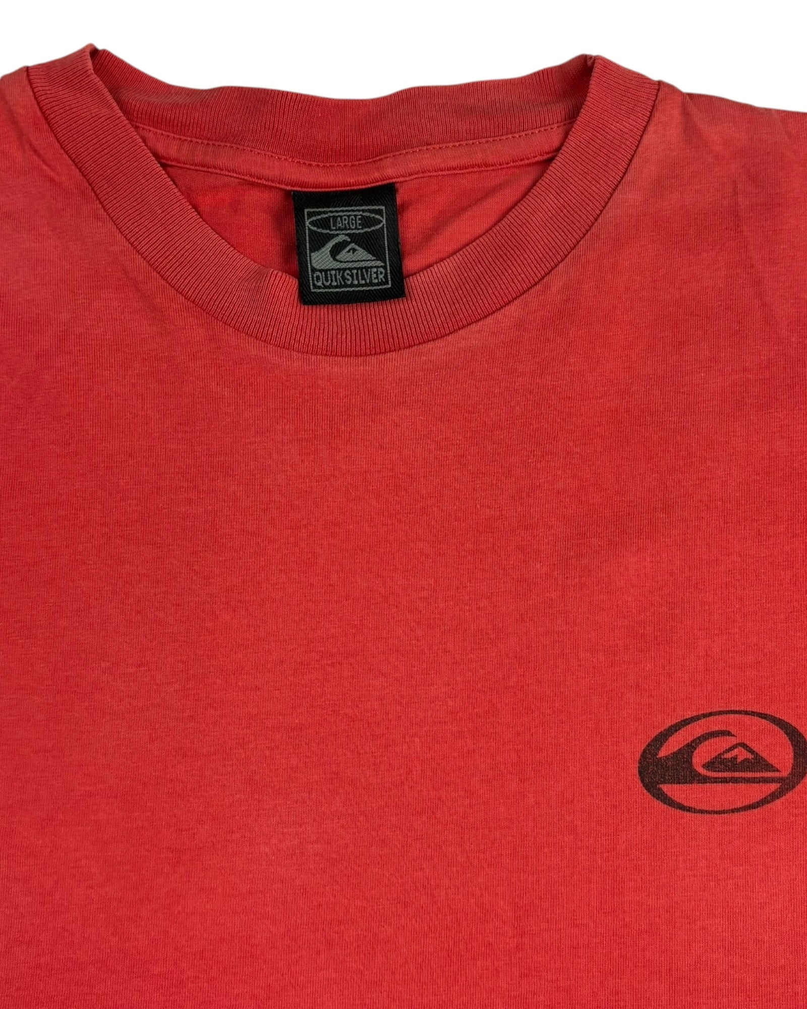 Vintage 00s Quiksilver Tee | Red | Size L