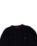 Vintage 1990s Ferrari Knit Sweater Black (M)