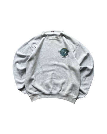 Vintage Hard Rock Cafe Denver Crewneck Grey (S) - Gods Thrift Athens