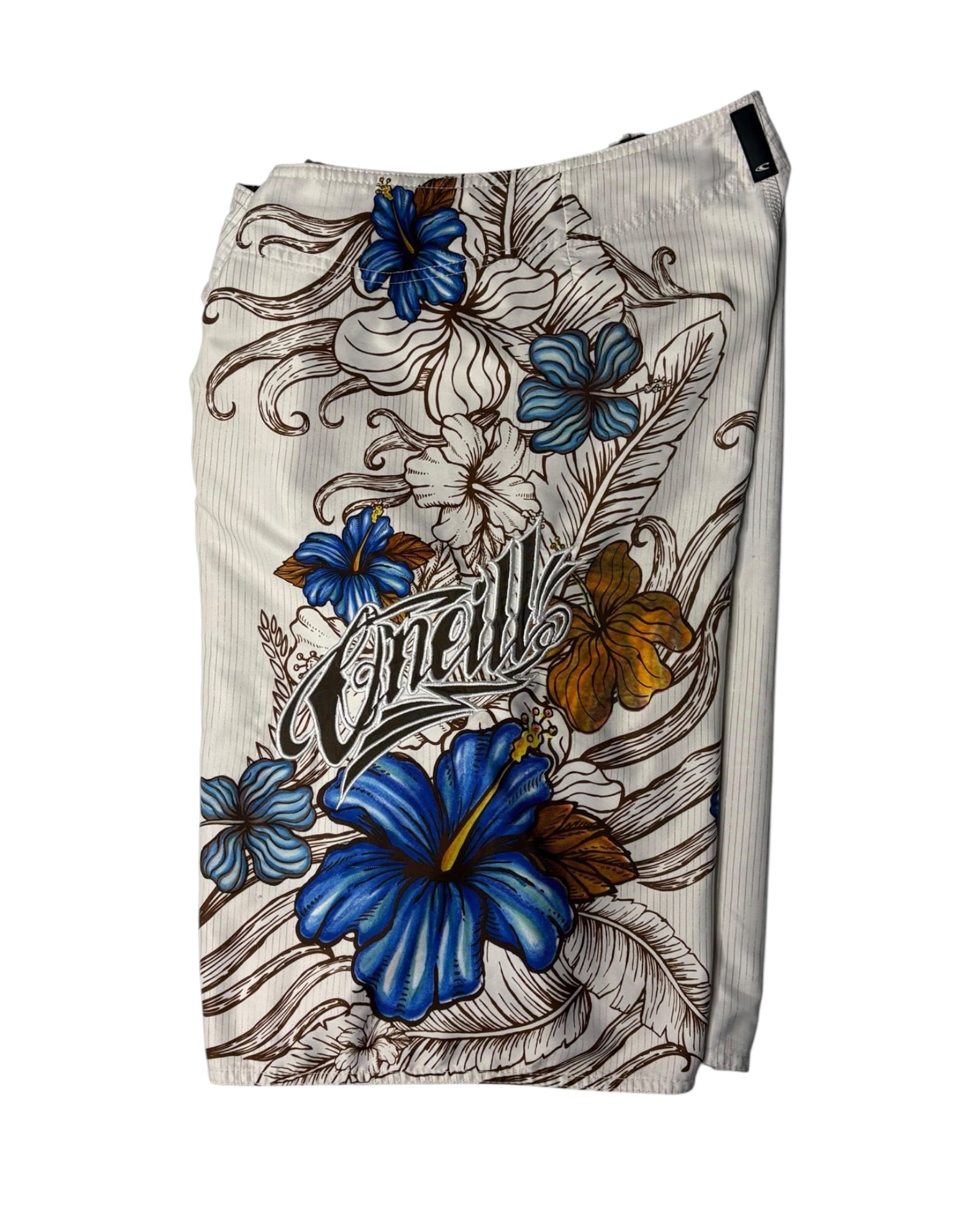 Vintage O'Neill Floral Swimshort | White | W32