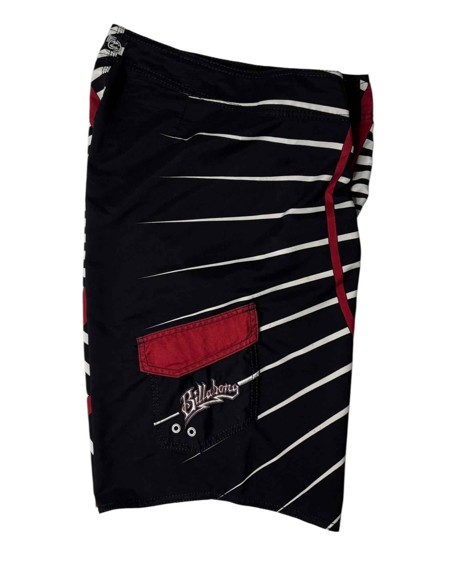 Vintage 2000s Billabong Rising Sun Boardshorts | Black | W36