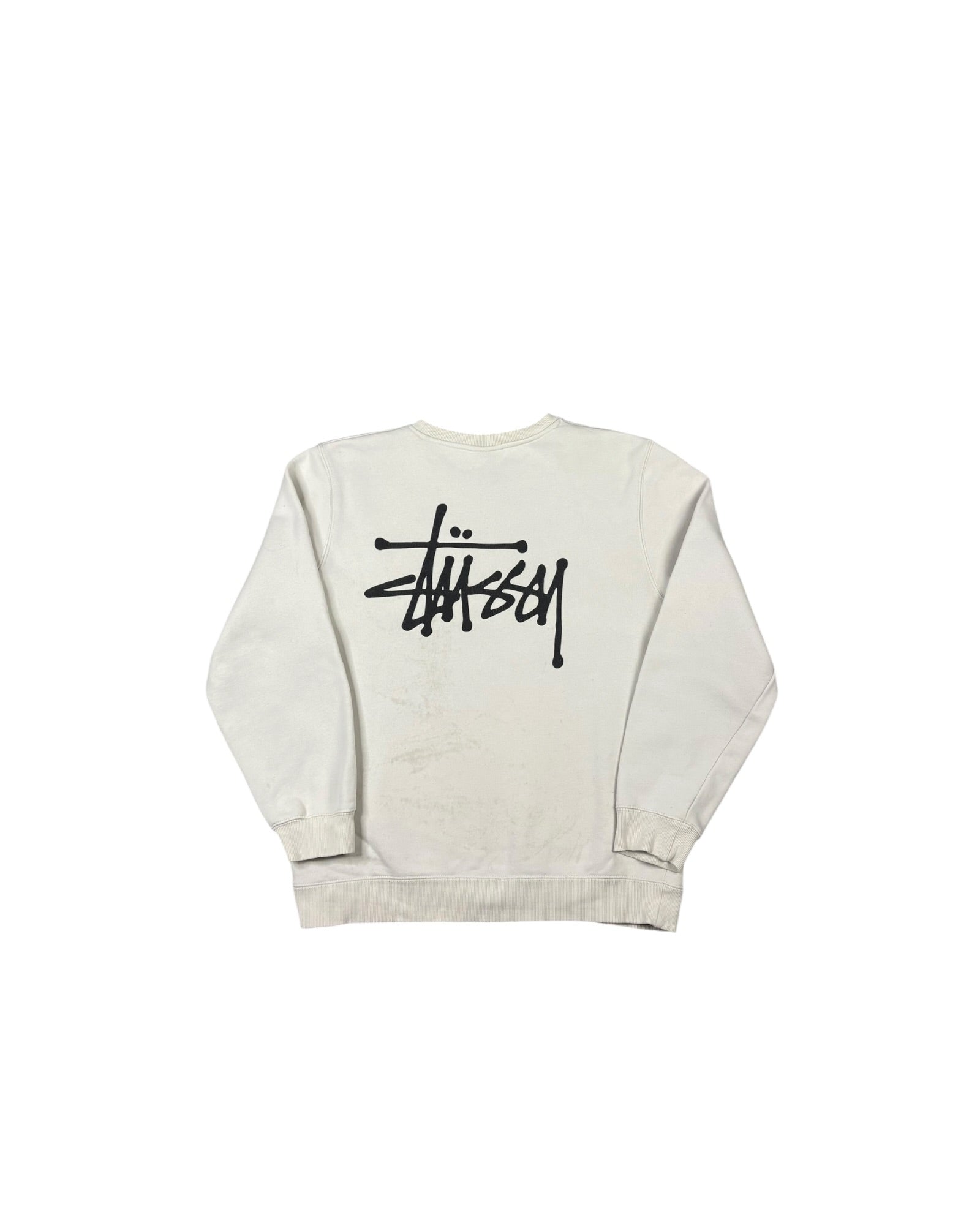Vintage Stussy Crewneck | Cream | Size M