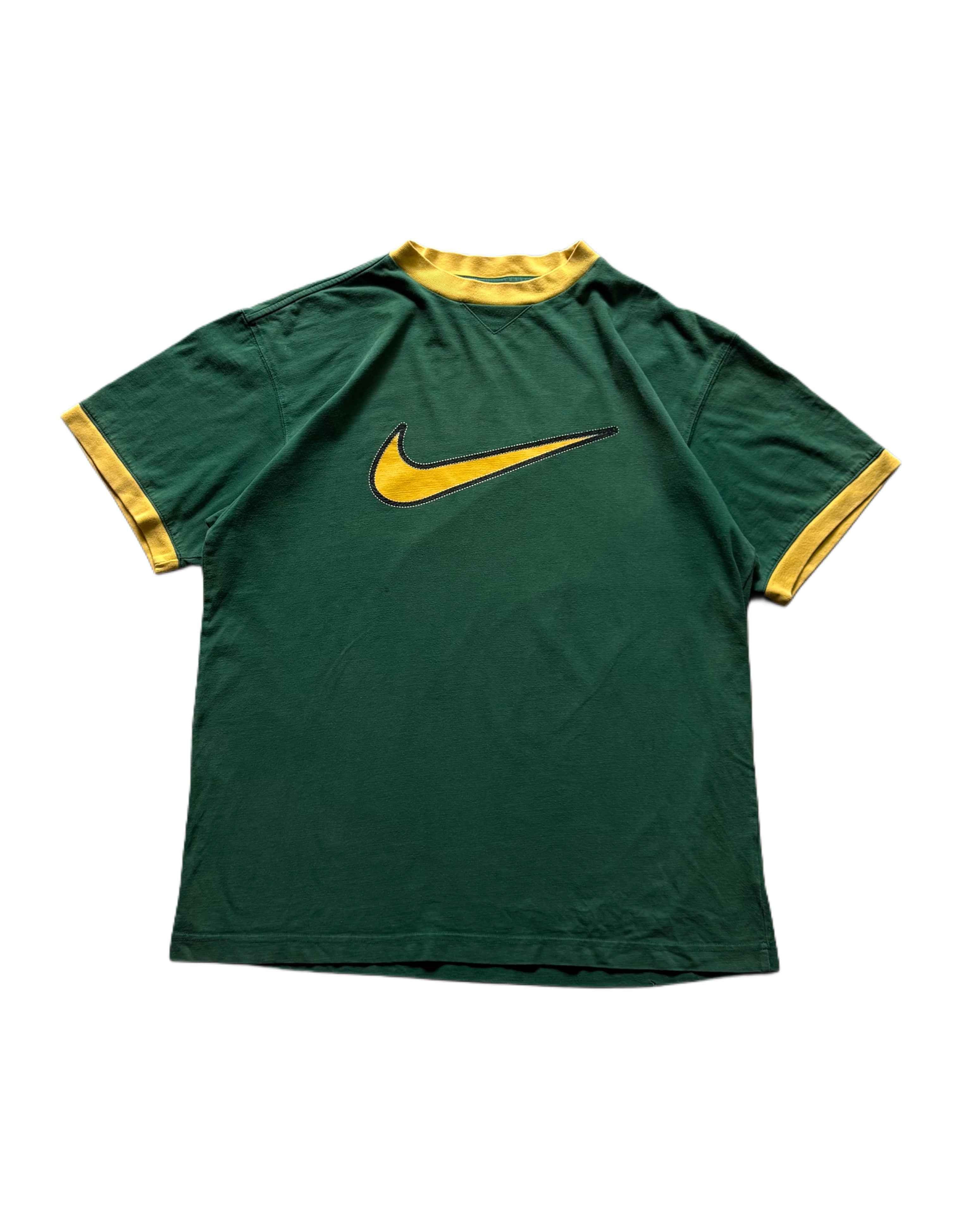 00s Nike T-shirt Green (M) - Gods Thrift Athens