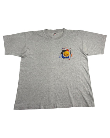 Vintage 2000s Nike Basketball Tee | Grey | Size L | Made in Greece