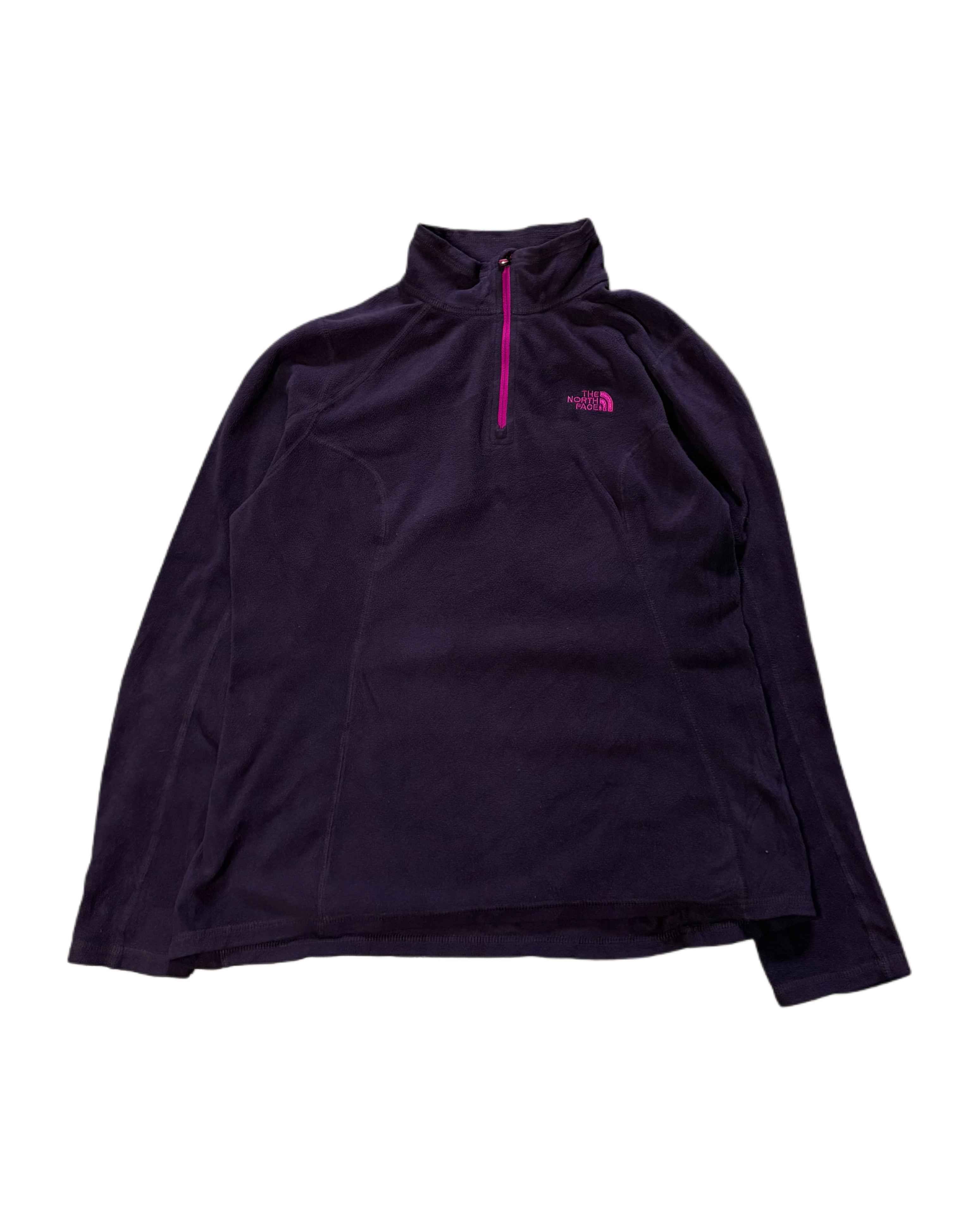 Vintage North Face Burgudy Fleece (Women's M) - Gods Thrift Athens