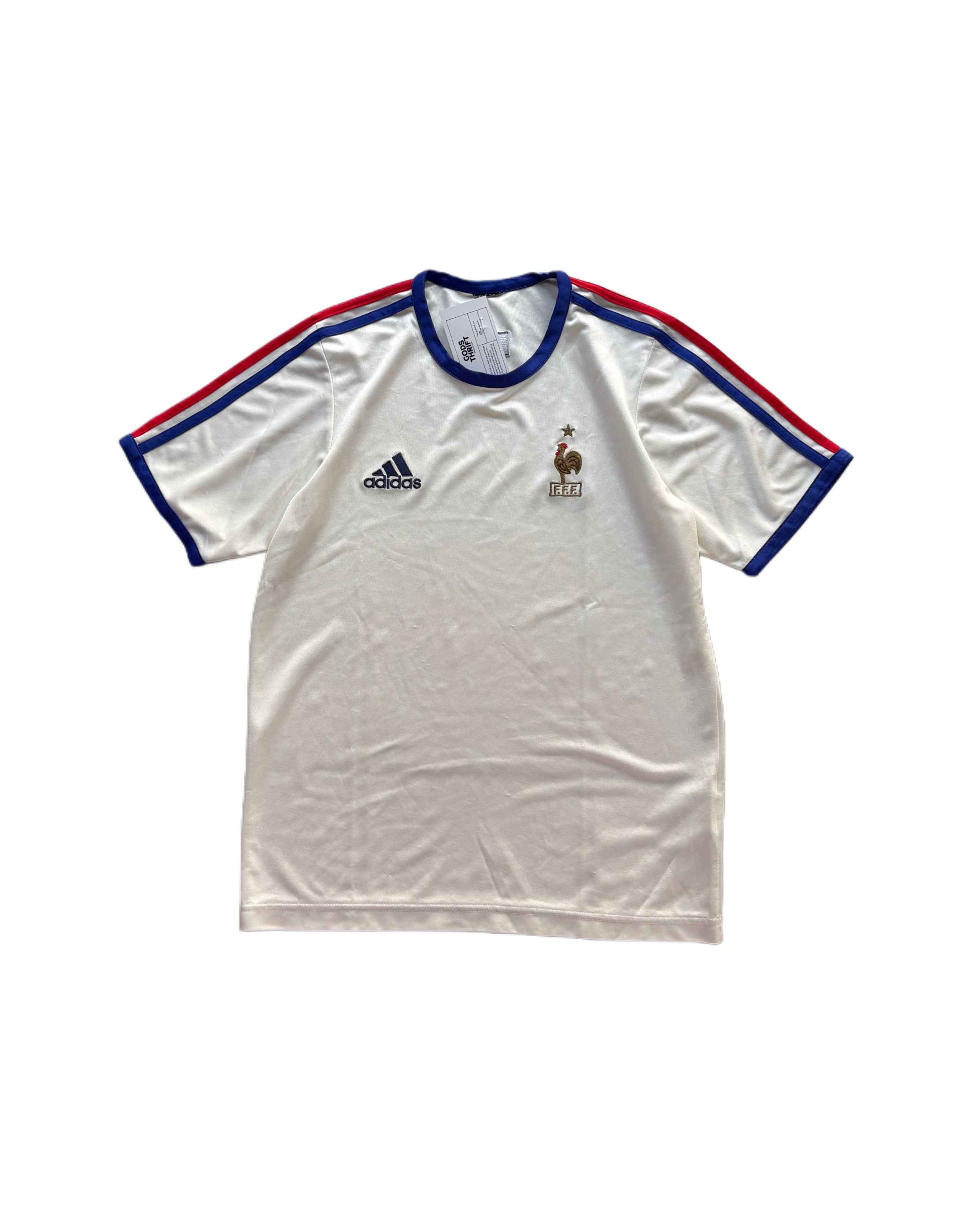 Adidas France National team Jersey White (M) - Gods Thrift Athens