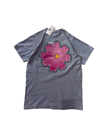 Stussy flowers T-shirt in Violet (S) - Gods Thrift Athens