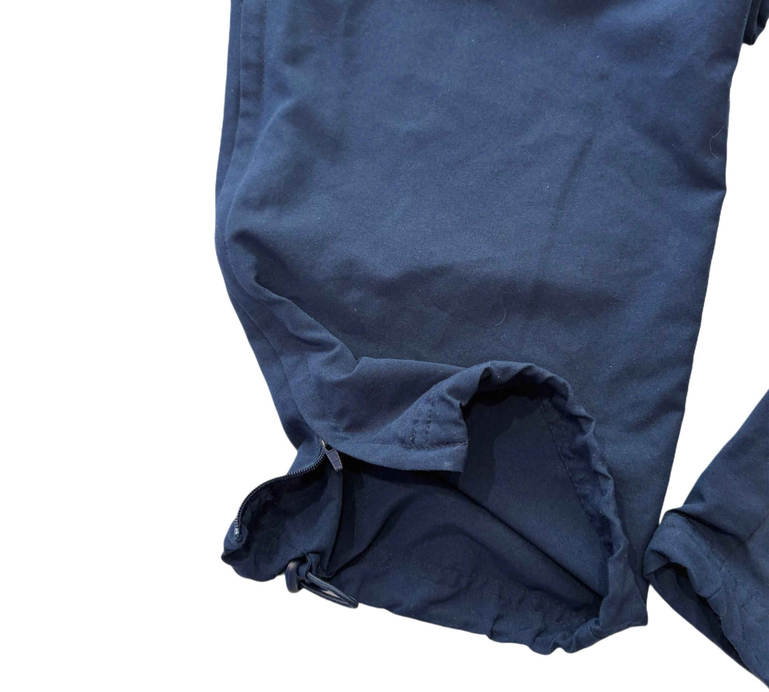 Adidas trackpants with Adjustable chords Navy blue (M) - Gods Thrift Athens