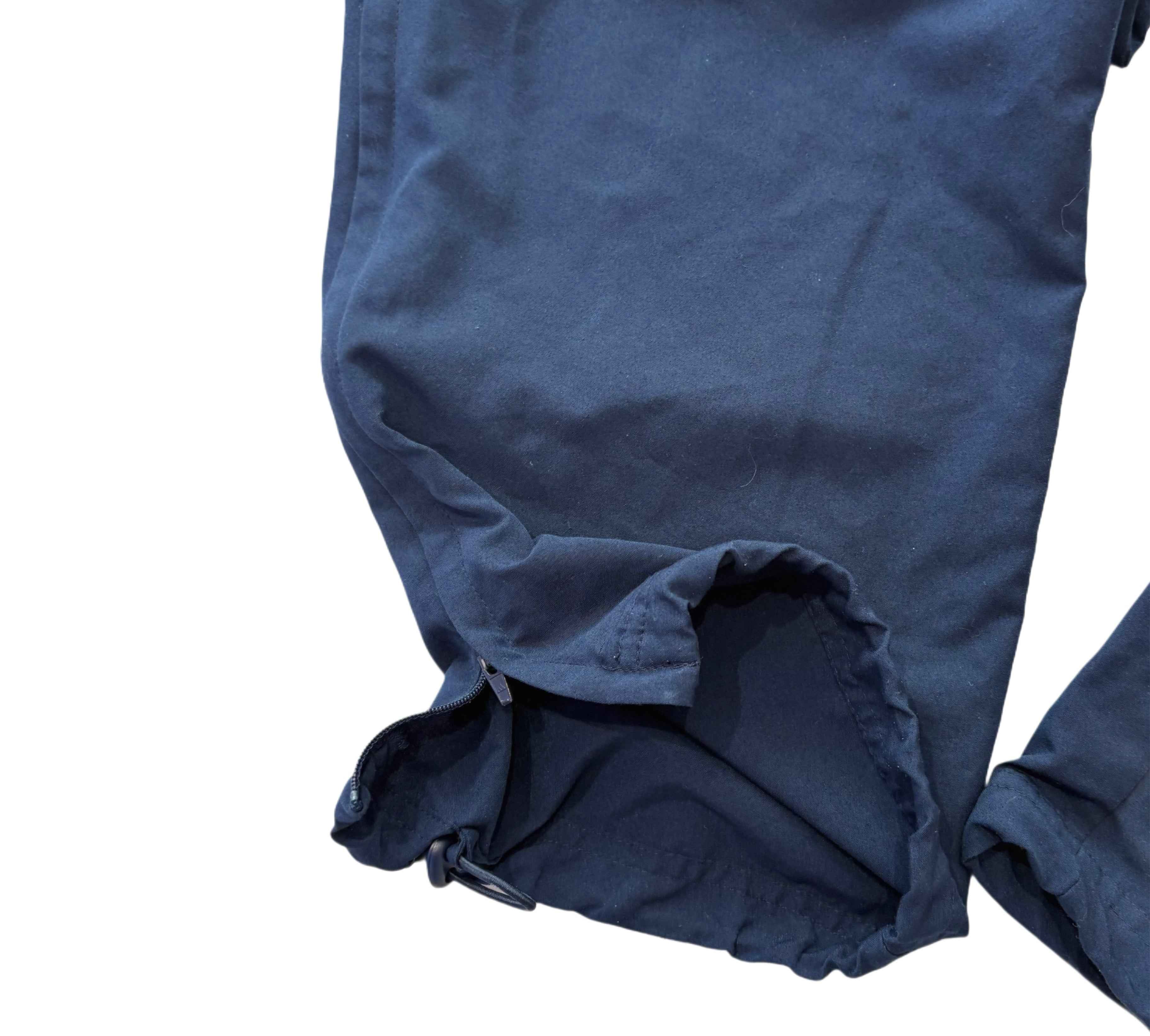 Adidas trackpants with Adjustable chords Navy blue (M) - Gods Thrift Athens