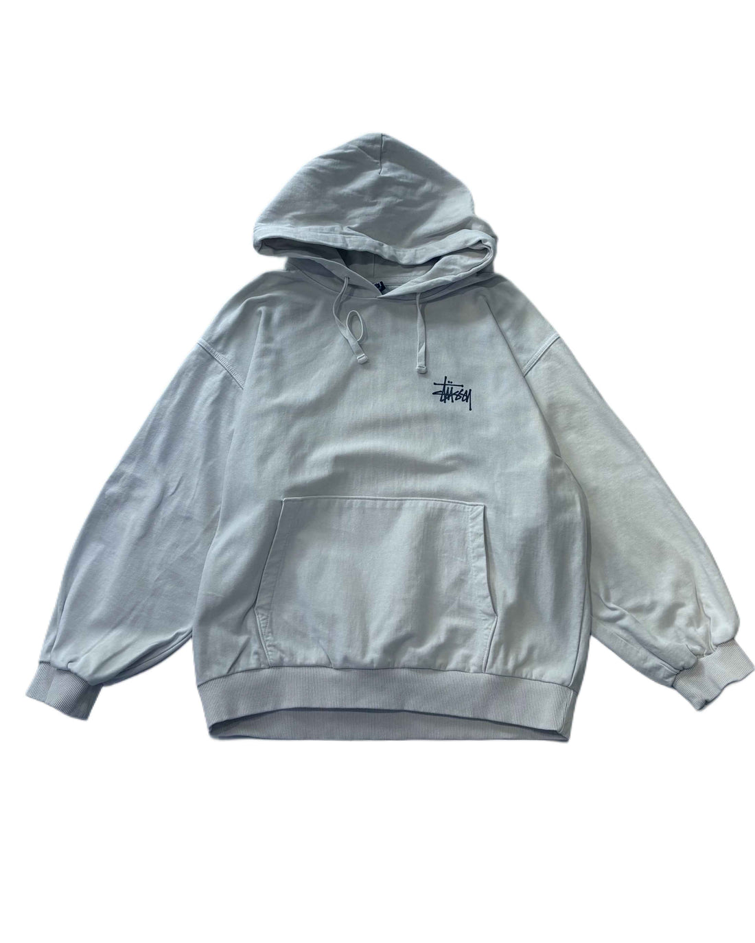 Stussy Sweatshirt in White (L) - Gods Thrift Athens