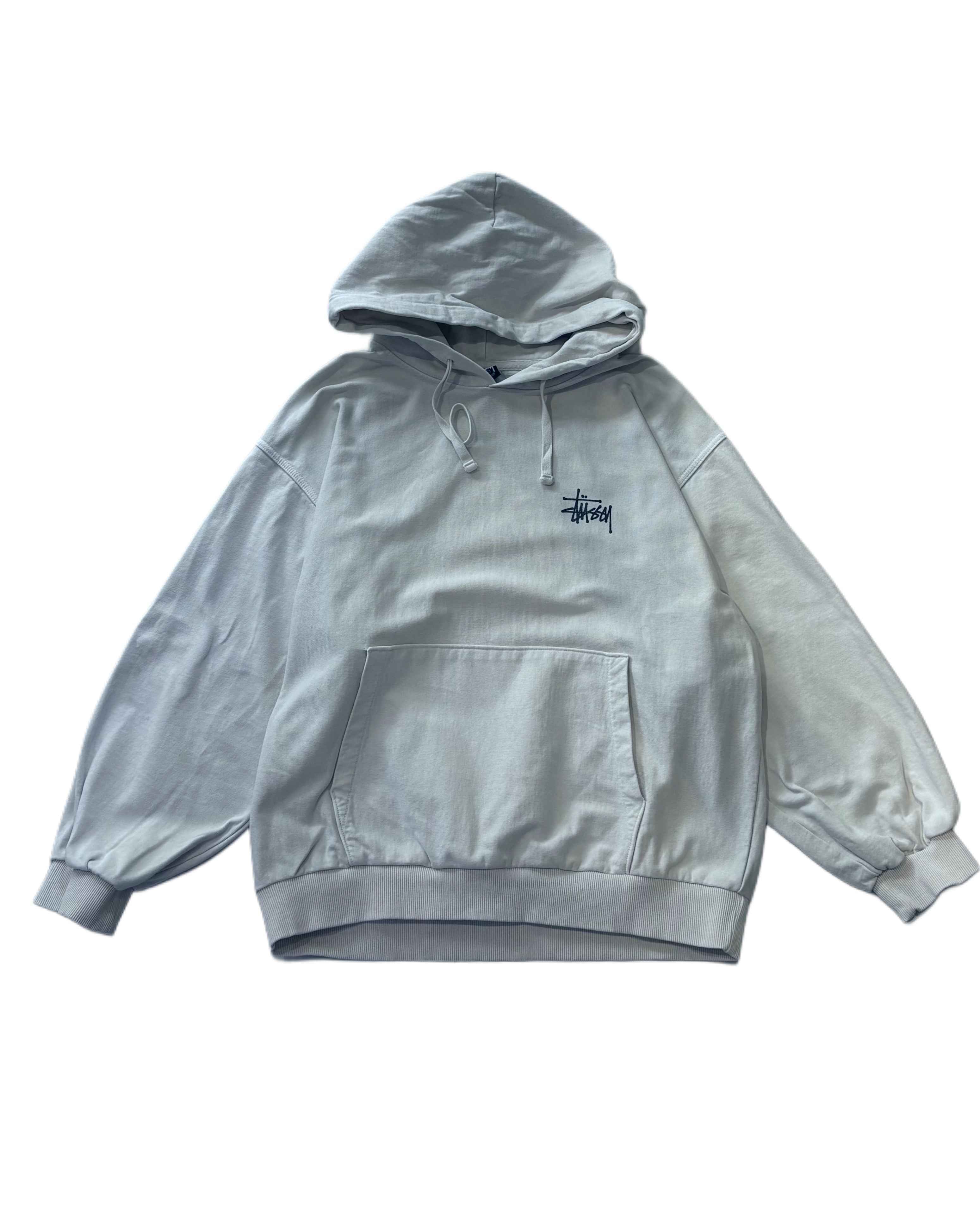Stussy Sweatshirt in White (L) - Gods Thrift Athens