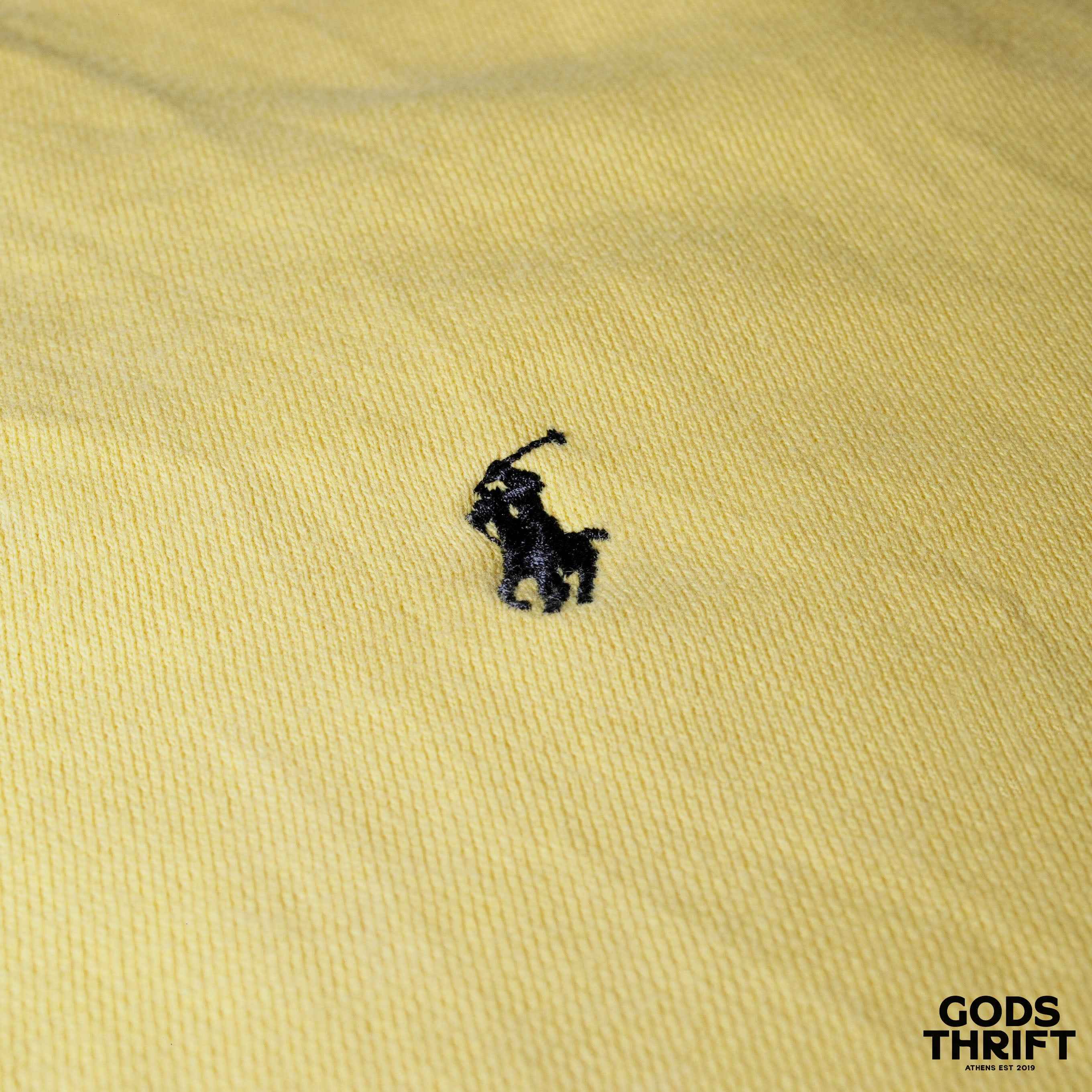 Polo Ralph Lauren crewneck in canary (XL) - Gods Thrift Athens