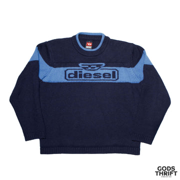 Diesel knitted sweater (M) - Gods Thrift Athens