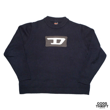 Diesel knitted sweater (S) - Gods Thrift Athens