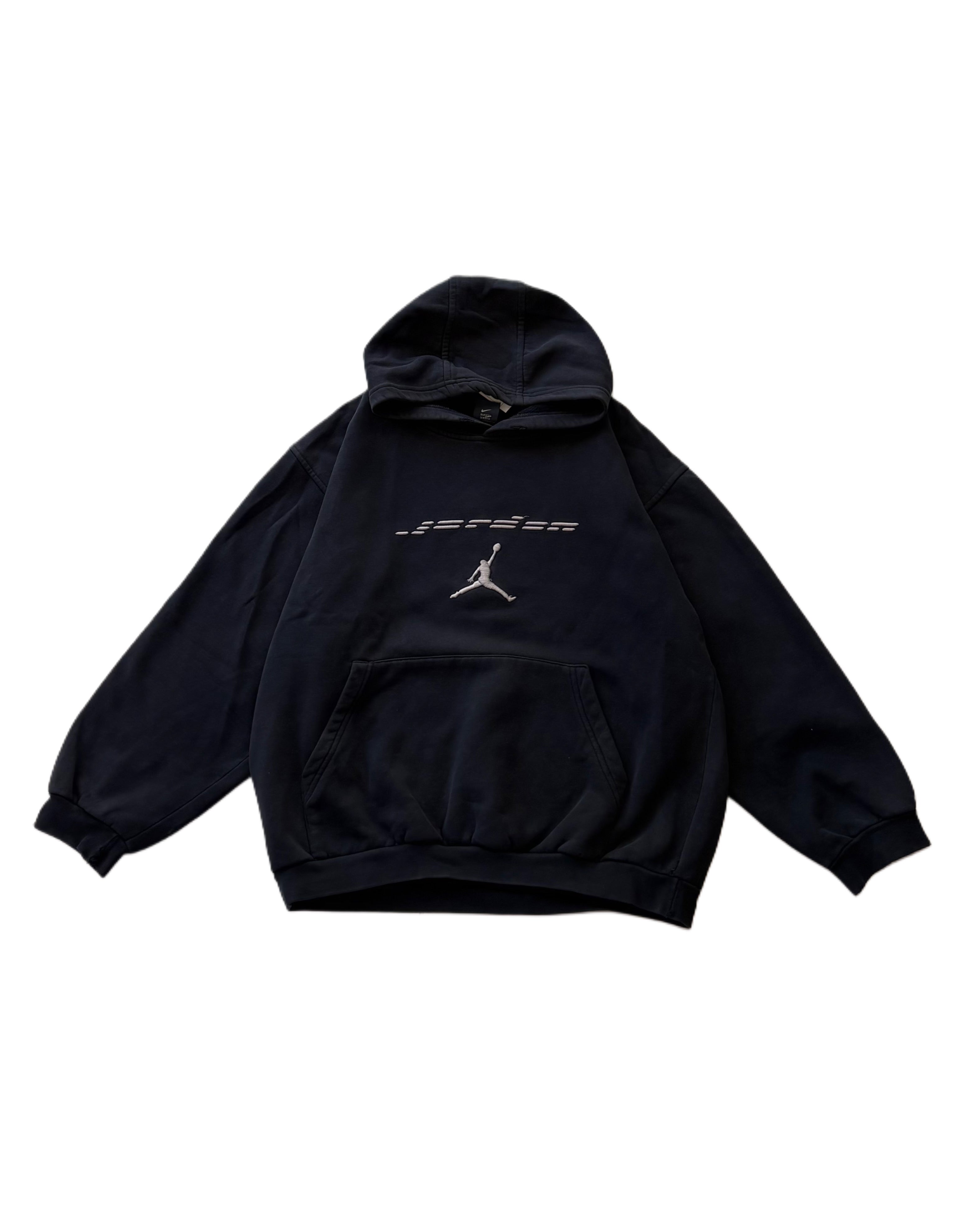 Nike Jordan Hoodie Navy Blue (M) - Gods Thrift Athens