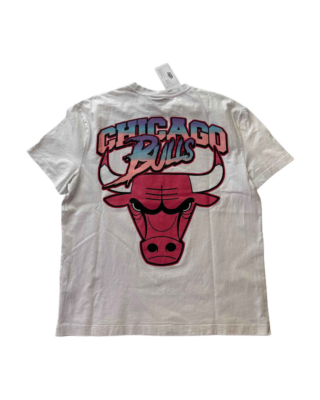 Chicago Bulls T-shirt White (L) - Gods Thrift Athens