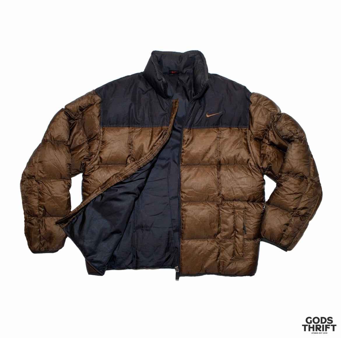 Nike Puffer Jacket (M) - Gods Thrift Athens