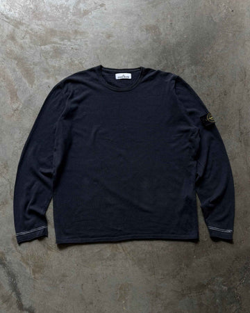 Stone Island Sweater Navy Blue (2XL) - Gods Thrift Athens