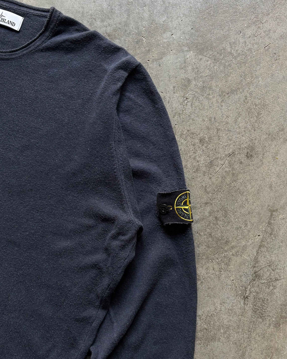 Stone Island Sweater Navy Blue (2XL) - Gods Thrift Athens