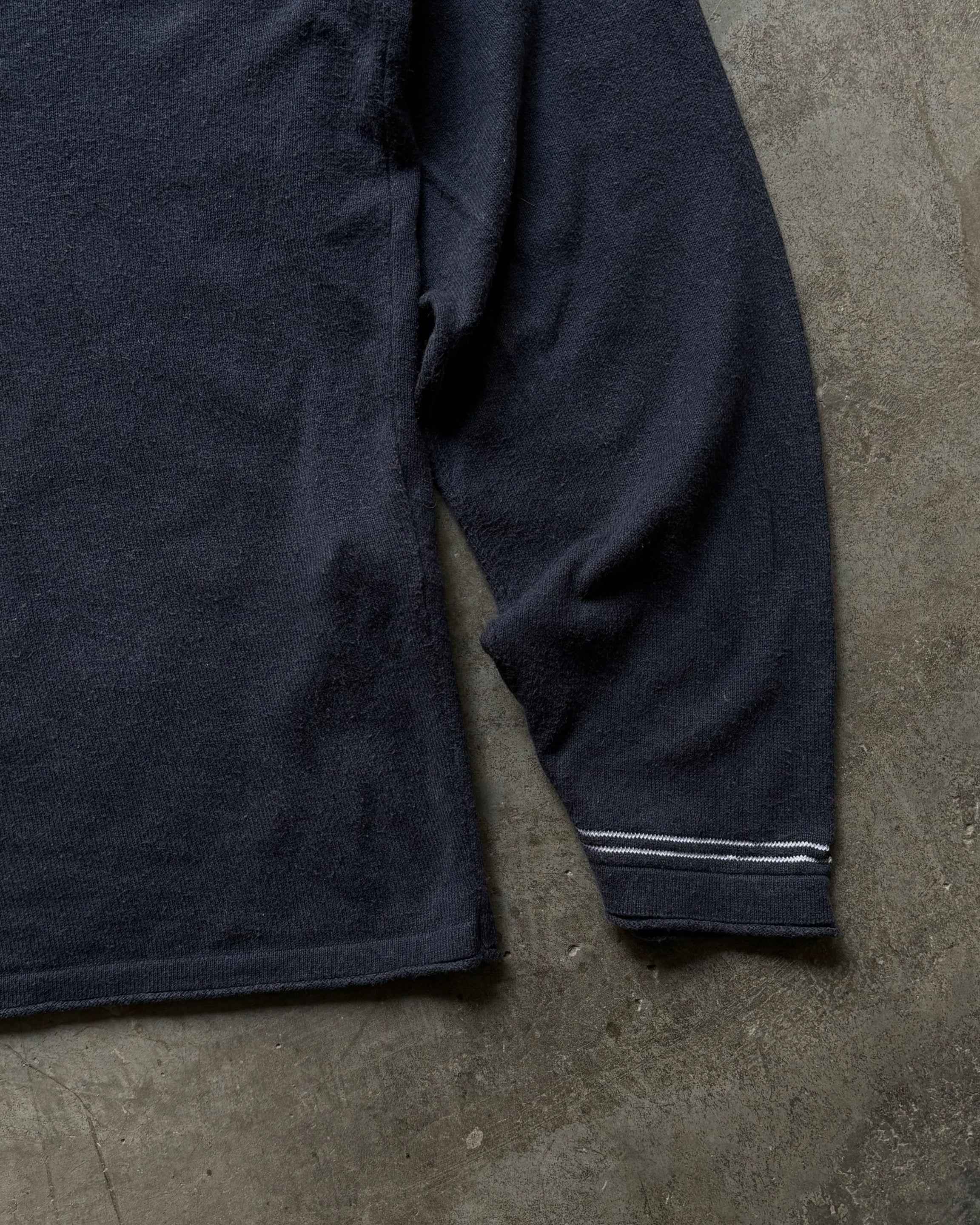 Stone Island Sweater Navy Blue (2XL) - Gods Thrift Athens
