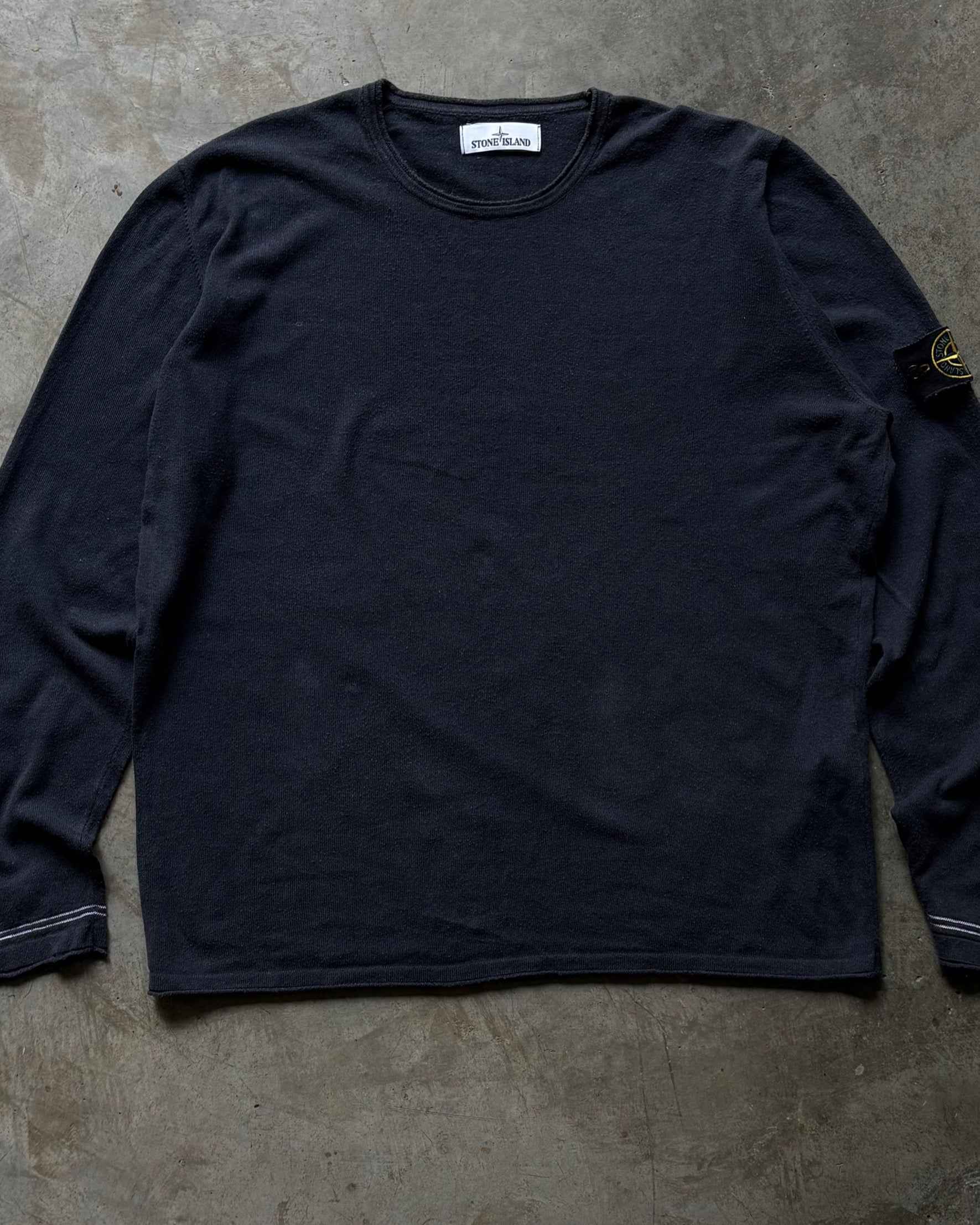 Stone Island Sweater Navy Blue (2XL) - Gods Thrift Athens