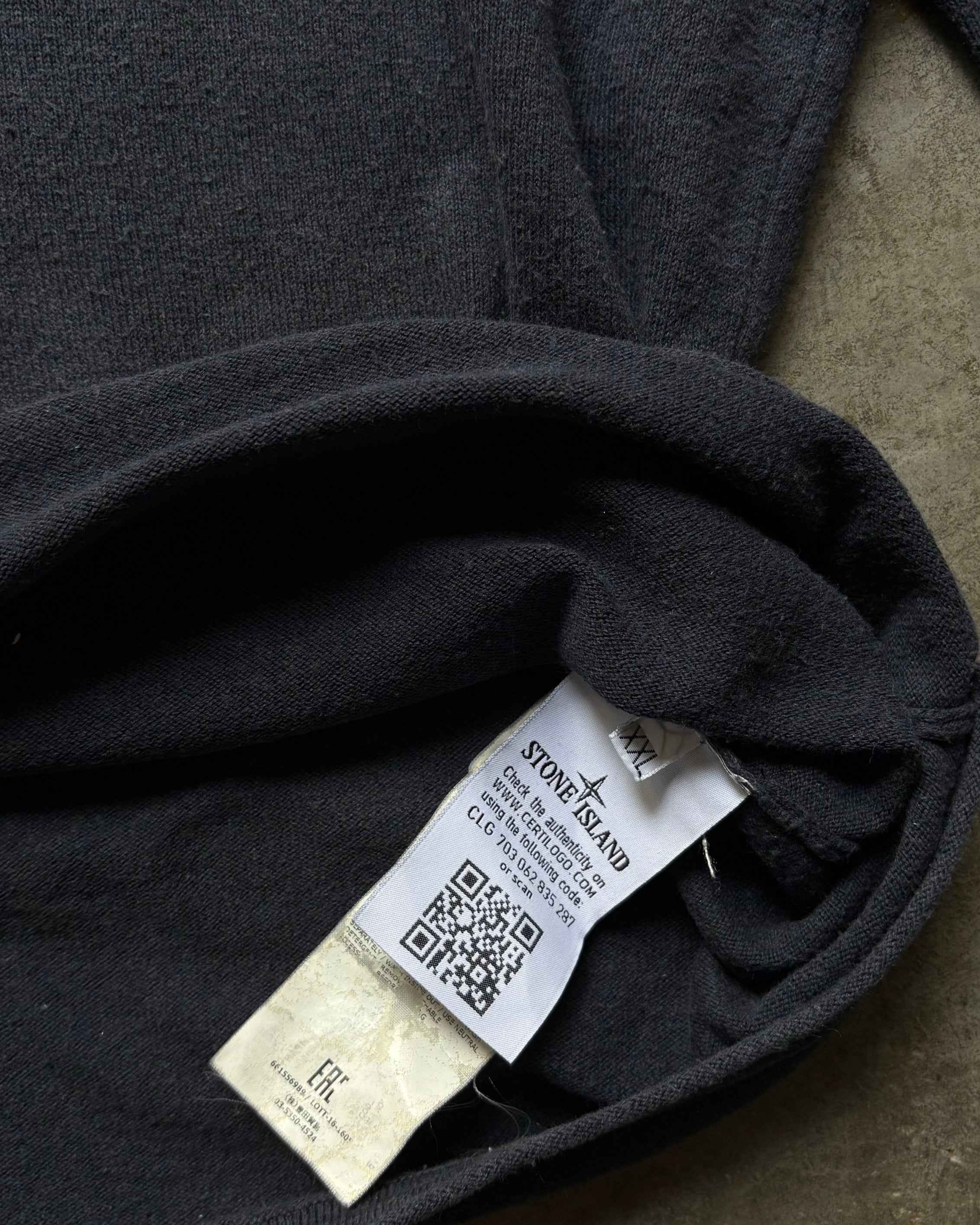 Stone Island Sweater Navy Blue (2XL) - Gods Thrift Athens