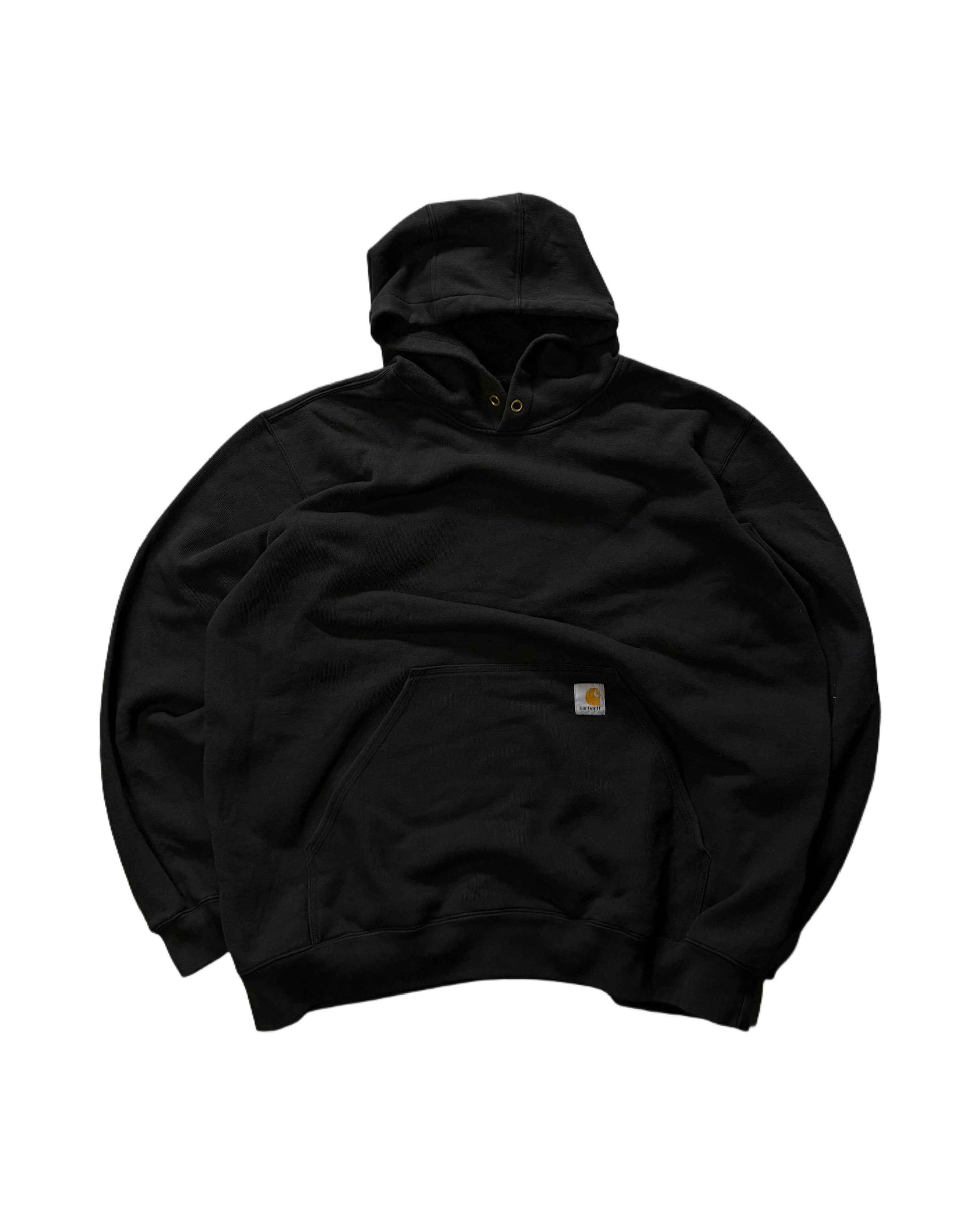 Vintage Carhartt Hoodie Black (XL) - Gods Thrift Athens