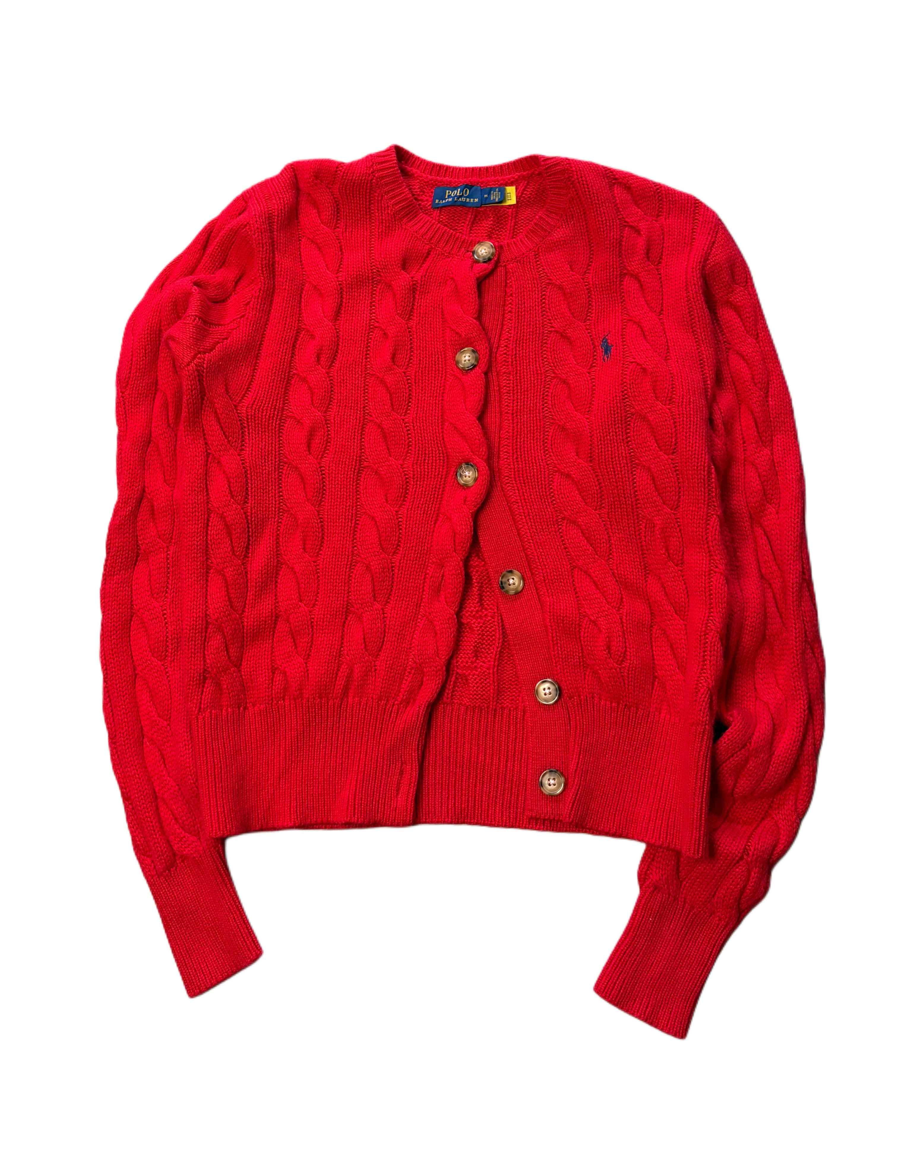 Polo Ralph Lauren Womens Button up knit (M) - Gods Thrift Athens