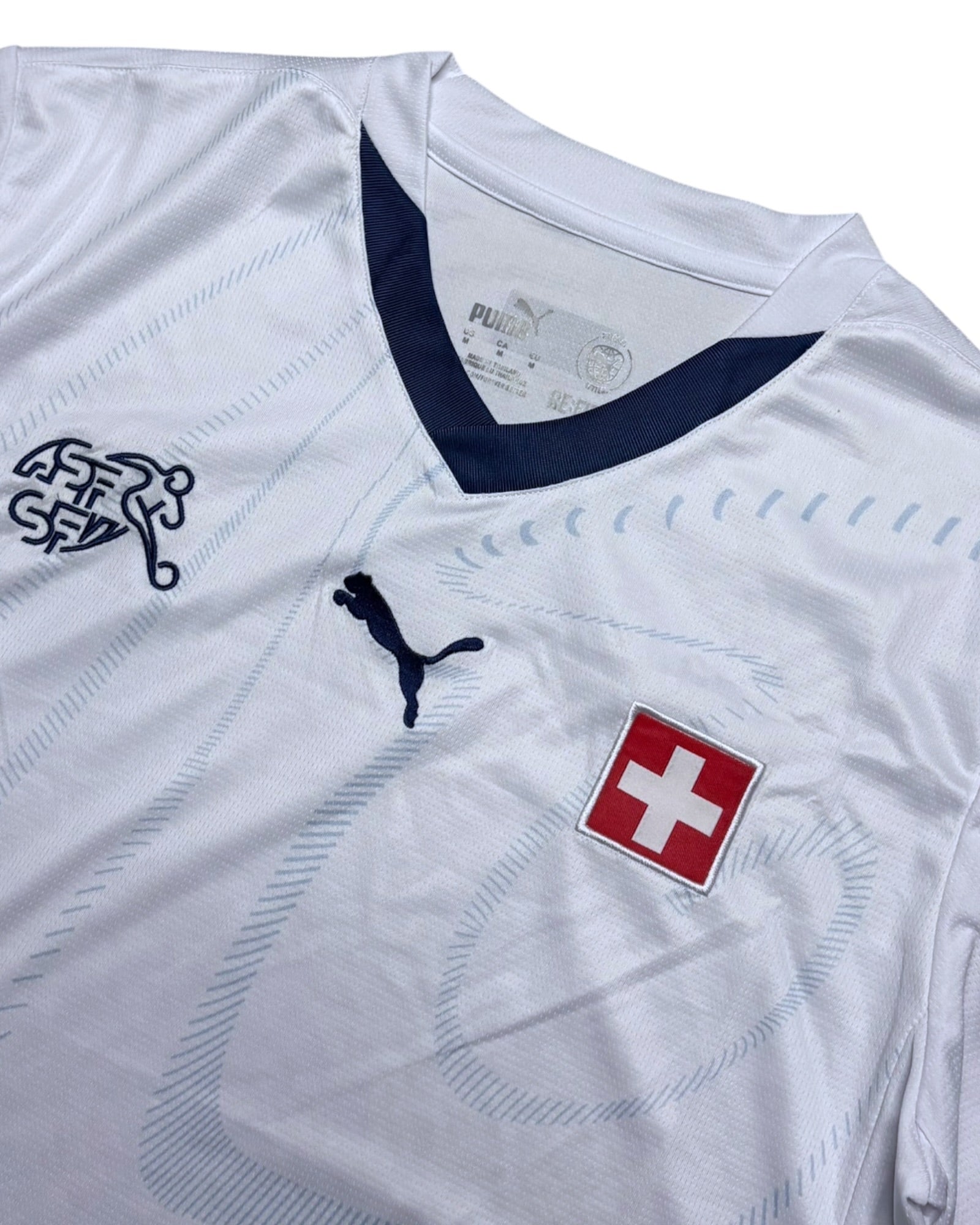 Puma x Switzerland Away Football Jersey 2024/25 | White | Size M