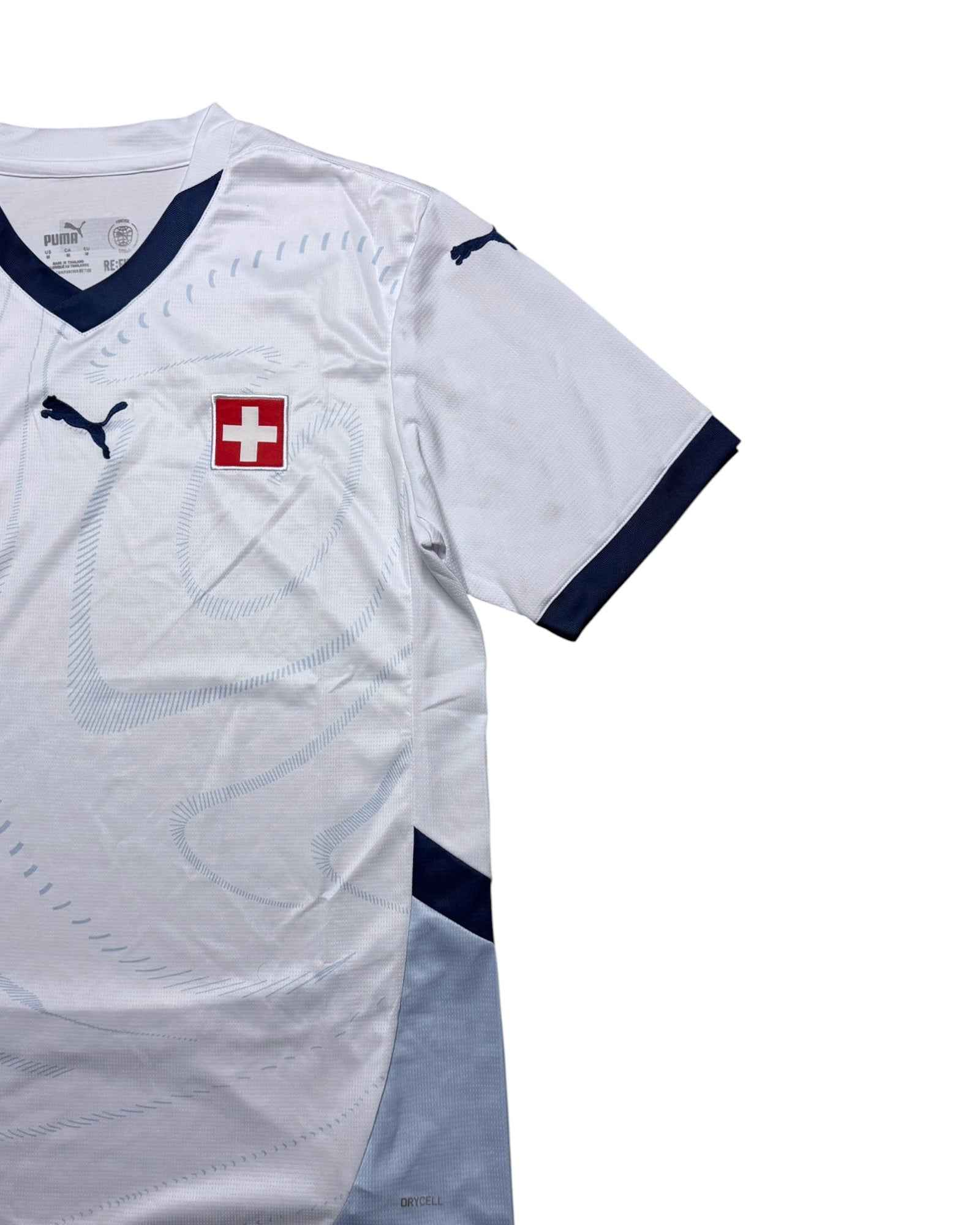 Puma x Switzerland Away Football Jersey 2024/25 | White | Size M