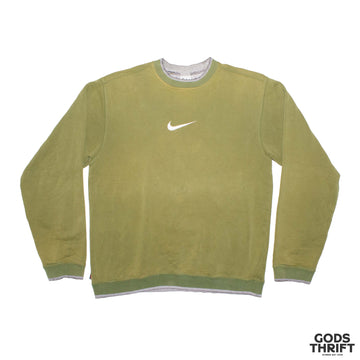 Nike center swoosh crewneck (M) - Gods Thrift Athens