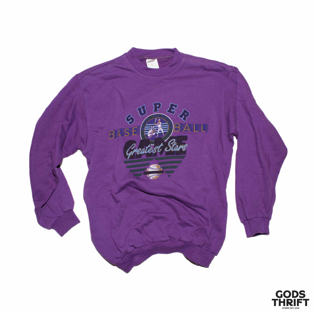 Puma 90s crewneck (M) - Gods Thrift Athens