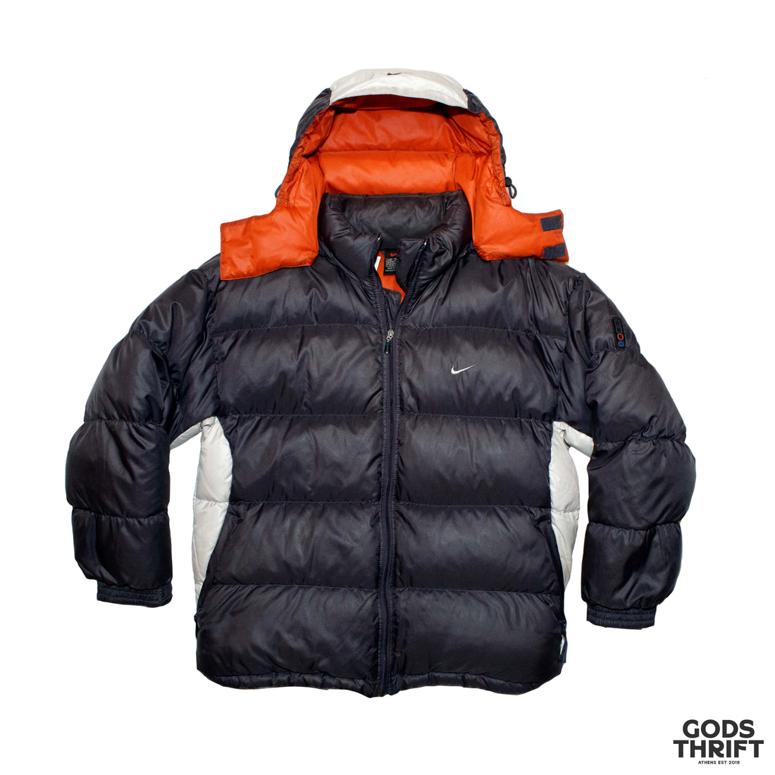 Nike puffer Jacket (S) - Gods Thrift Athens