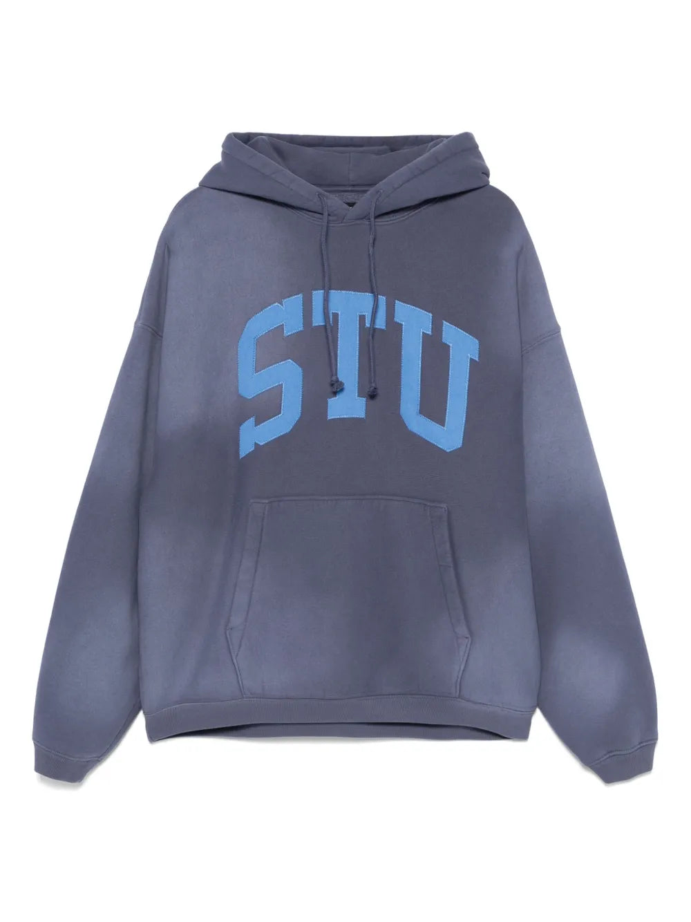 2024 Stussy "Stu" Hoodie Imperial Blue DEADSTOCK (M) - Gods Thrift Athens