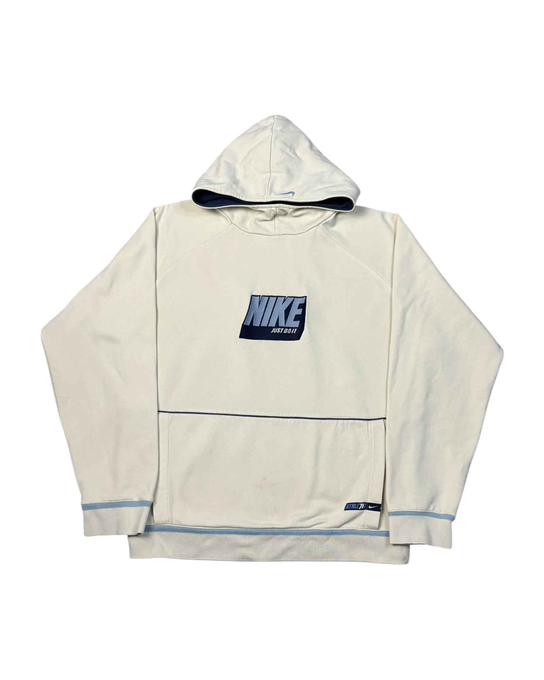 Vintage 00s Nike Hoodie | Cream | Size S