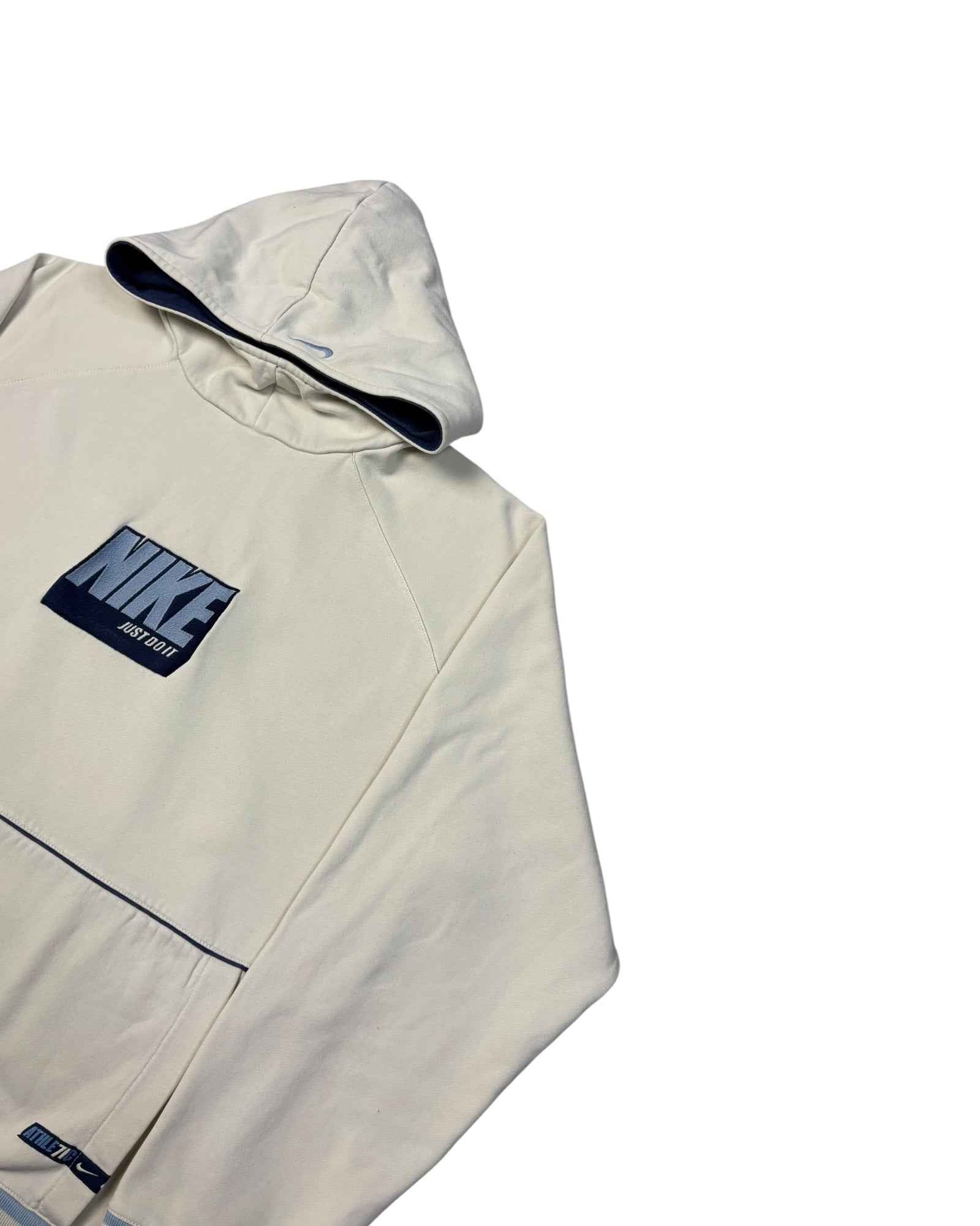 Vintage 00s Nike Hoodie | Cream | Size S