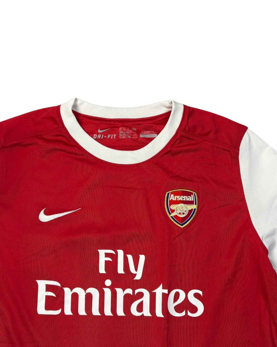 Nike 2010-11 Arsenal Home Jersey | Red - White | Size S
