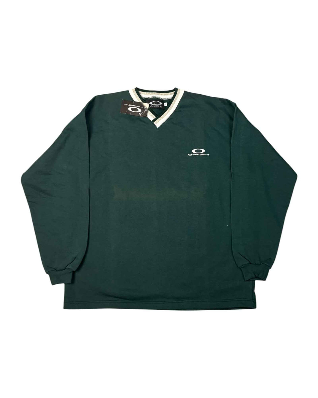 Vintage 00s Oakley Deadstock Crewneck | Oxford Green | Size L