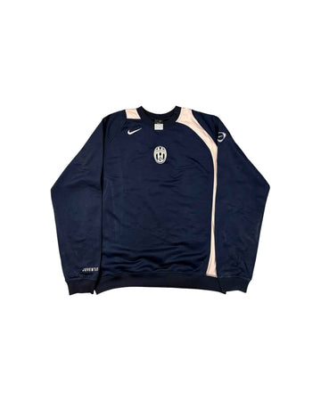 Vintage 00s Nike Juventus Total 90 Crewneck | Navy Blue - Pink | Size L